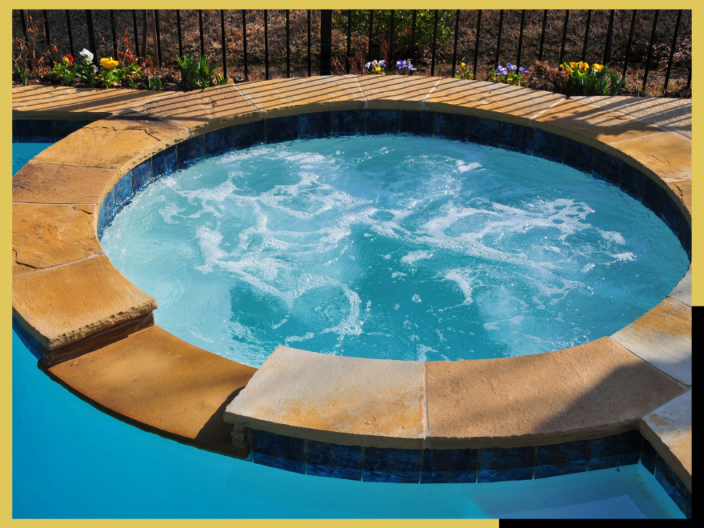 Luxury hot tub remodel with energy-efficient heater in Incline Village, NV