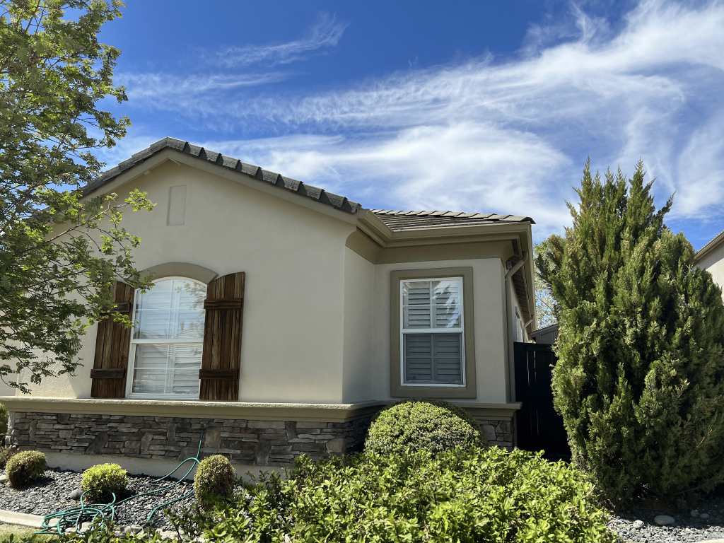 Luxury exterior painting with UV-resistant coating by El Vive in Arrowcreek Reno